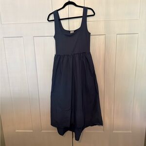 Smokey Blue Sleeveless Dress